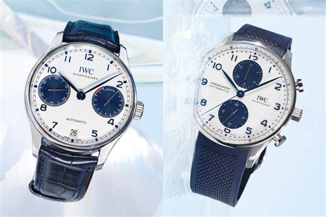 iwc blue panda|iwc panda blue dial.